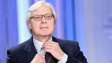 Vittorio Sgarbi ricoverato per depressione e perdita di peso