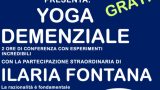 Yoga demenziale con jacopo fo e ilaria fontana a villa di donato