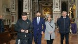 Lavori alla facciata della basilica di san lorenzo maggiore a napoli